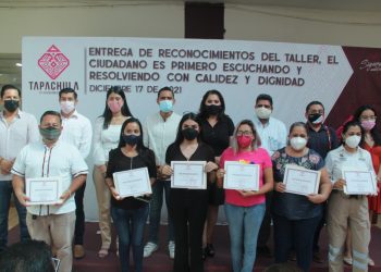 CLAUSURAN CURSO “EL CIUDADANO ES PRIMERO. ESCUCHANDO Y RESOLVIENDO CON CALIDEZ Y DIGNIDAD”