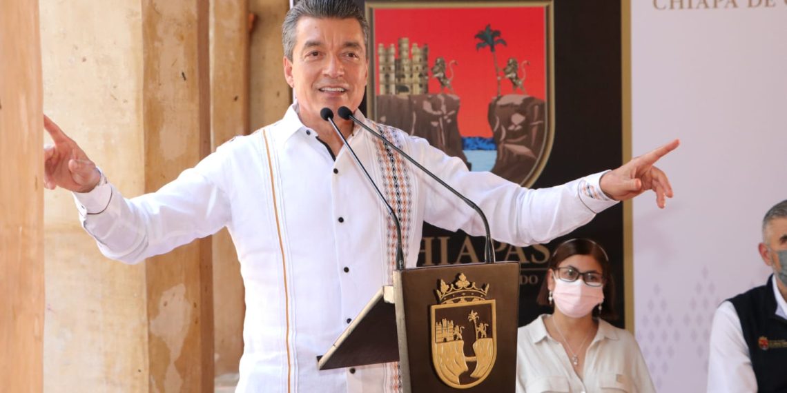 Rutilio Escandón inaugura rehabilitación del Exconvento de Santo Domingo en Chiapa de Corzo
