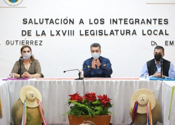 Encabeza Rutilio Escandón salutación a diputadas y diputados de la LXVIII Legislatura de Chiapas