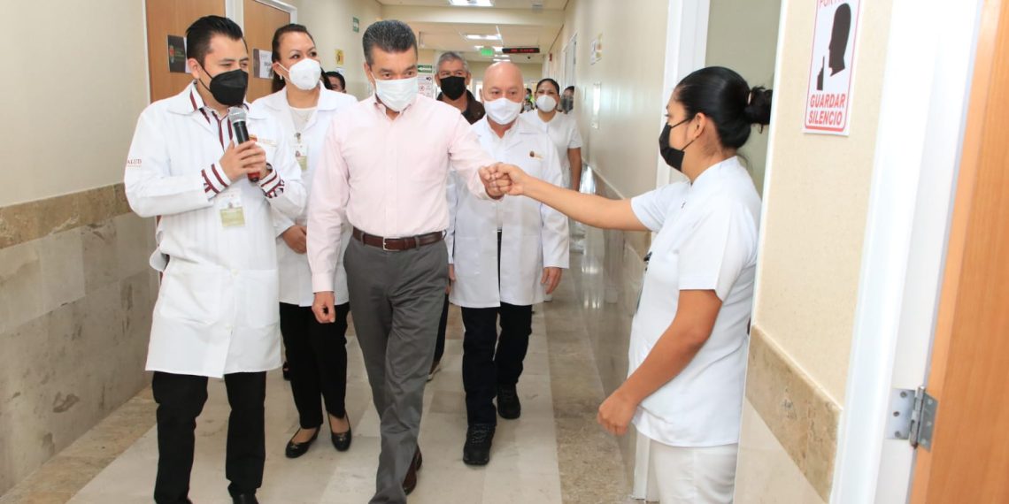 Inaugura Rutilio Escandón ampliación a 63 camas del Área de Medicina Interna del Hospital “Dr. Gilberto Gómez Maza”