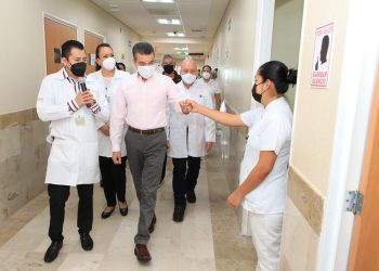 Inaugura Rutilio Escandón ampliación a 63 camas del Área de Medicina Interna del Hospital “Dr. Gilberto Gómez Maza”