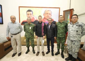 Rutilio Escandón se reúne con autoridades federales para fortalecer las acciones en materia migratoria