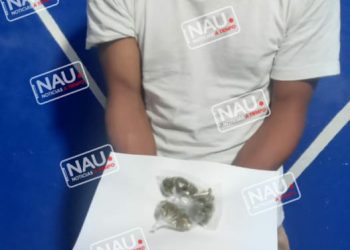 Presunto distribuidor de droga fue detenido en Suchiate.