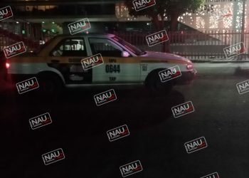 Señora fue atropellada por un taxi.