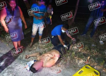 Cayó de su propia altura en estado de ebriedad.