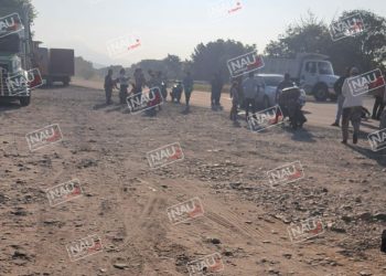Lesionada al ser atropellada en Mapastepec.