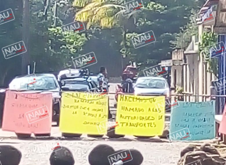 Conflicto entre comunidades de Tapachula por intento de cobro de cuota de paso al transporte.