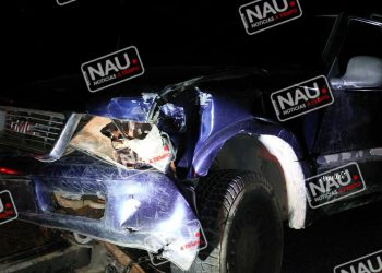 Choque por alcance deja daños por más de 100 mil pesos.