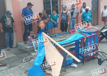 Tres lesionados deja choque de Motocicleta y un triciclo de pasaje en MAPASTEPEC