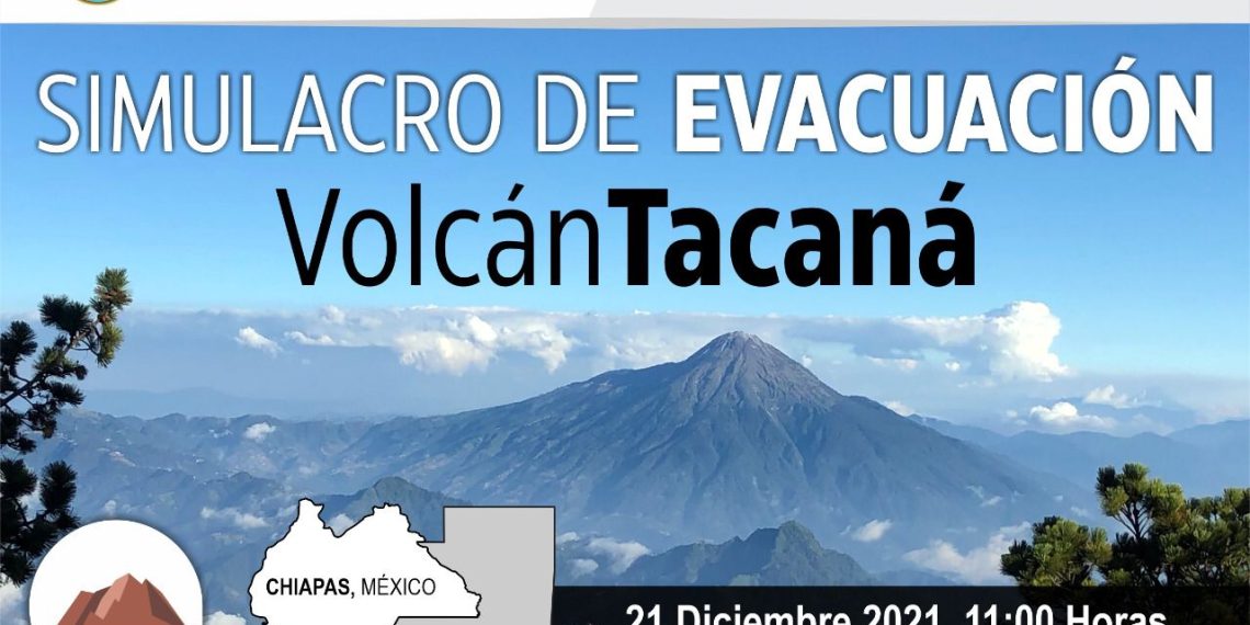 PC DE TAPACHULA PARTICIPARÁ ESTE MARTES EN SIMULACRO POR PRESUNTA ERUPCIÓN DEL VOLCÁN TACANÁ