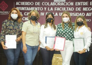 AYUNTAMIENTO DE TAPACHULA Y FACULTAD DE NEGOCIOS DE LA UNACH FIRMAN ACUERDO DE COLABORACIÓN