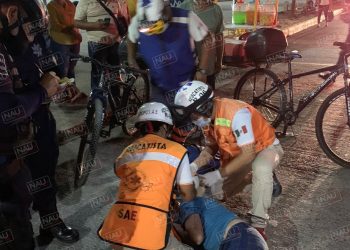 Un vehículo no identificado atropelló a una señora en la 14 Norte y 17 calle poniente