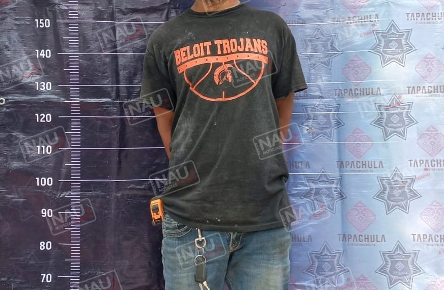 Detenido por golpear a su pareja