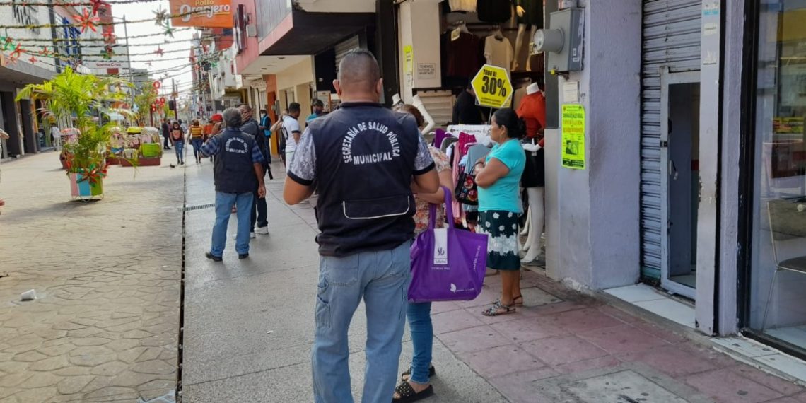 EXHORTAN A TAPACHULTECOS A CONTINUAR CON MEDIDAS SANITARIAS POR COVID-19