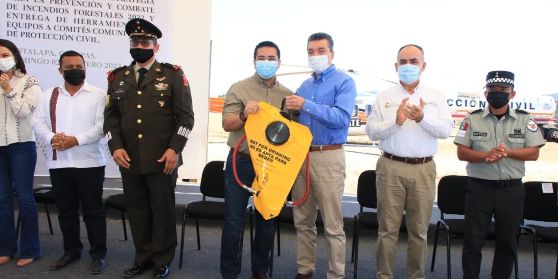 Rutilio Escandón encabeza Presentación de la Estrategia para la Prevención y Combate de Incendios 2022