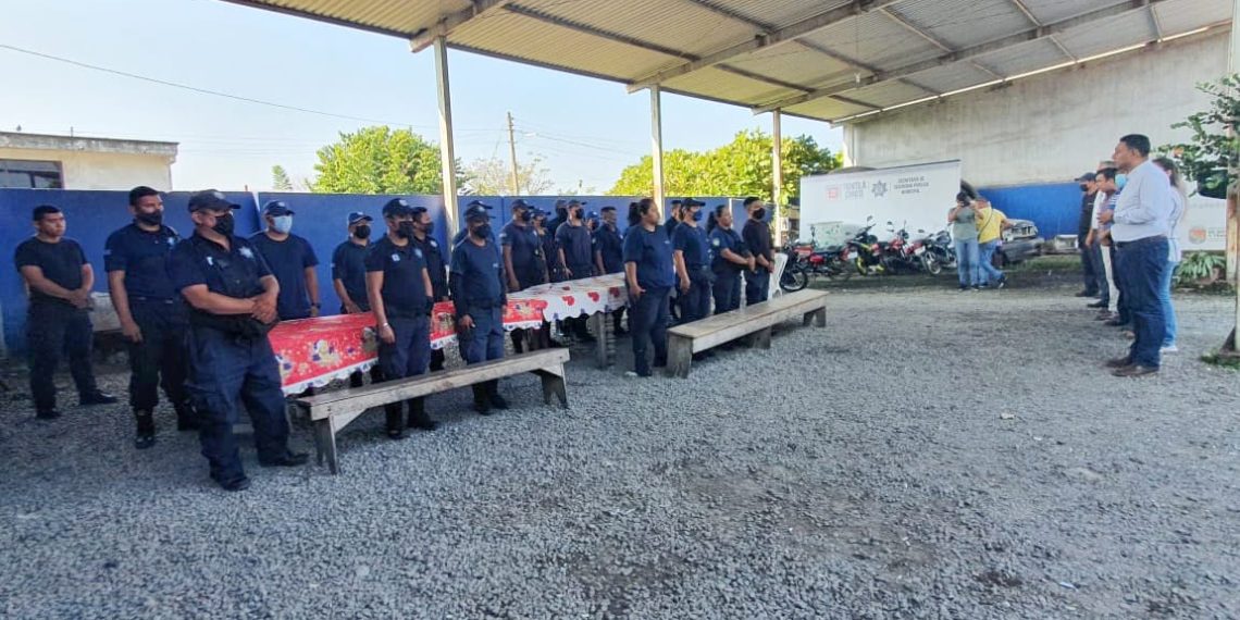 Julio Gamboa destaca compromiso de responsabilidad para proporcionar seguridad a Tuxtla Chico