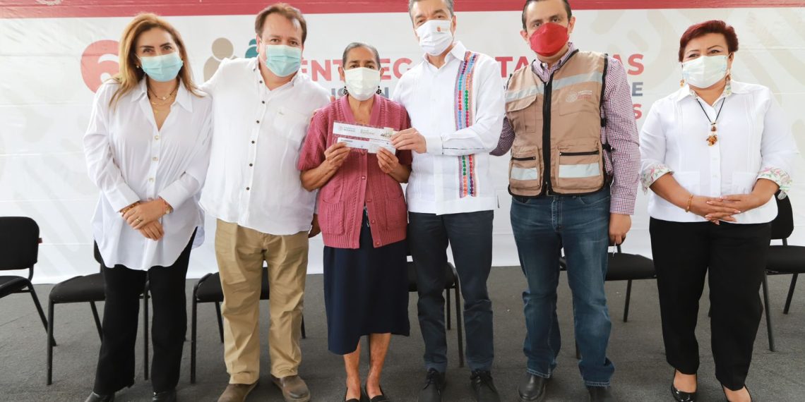 Gracias a visión de AMLO, pensión para personas mayores de 65 años aumenta a 3 mil 850 pesos: Rutilio Escandón