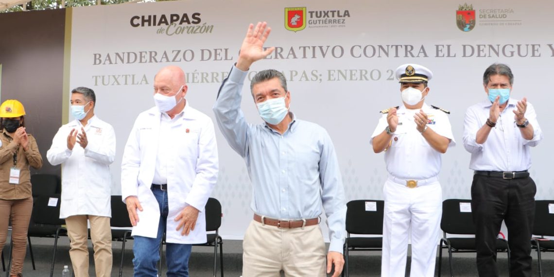 Gracias al trabajo serio y comprometido, en 2021 no hubo defunciones por dengue: Rutilio Escandón