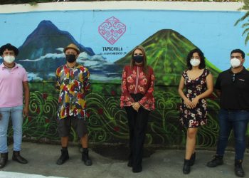 INAUGURA ROSY URBINA MURAL DEL INTERNADO NÚMERO 11 EN TAPACHULA