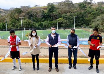 Rutilio Escandón inaugura Centro Deportivo “El Botafogo”, en San Fernando