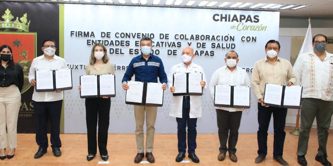 Rutilio Escandón firma convenio a favor de la alimentación de 80 mil habitantes de municipios con alta marginación