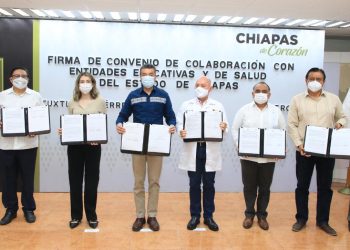 Rutilio Escandón firma convenio a favor de la alimentación de 80 mil habitantes de municipios con alta marginación