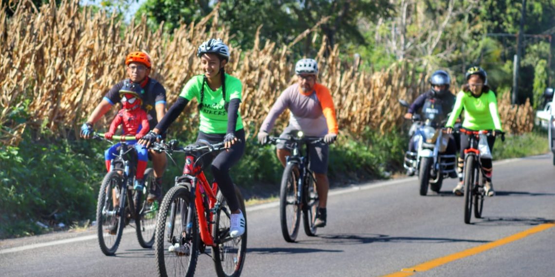 Un éxito en Tuxtla Chico la primera “Rodada Familiar Turística- Cultural”