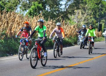 Un éxito en Tuxtla Chico la primera “Rodada Familiar Turística- Cultural”