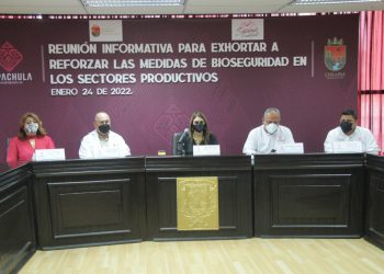 REITERAN COMPROMISO DE FORTALECER MEDIDAS DE BIOSEGURIDAD ANTE COVID-19