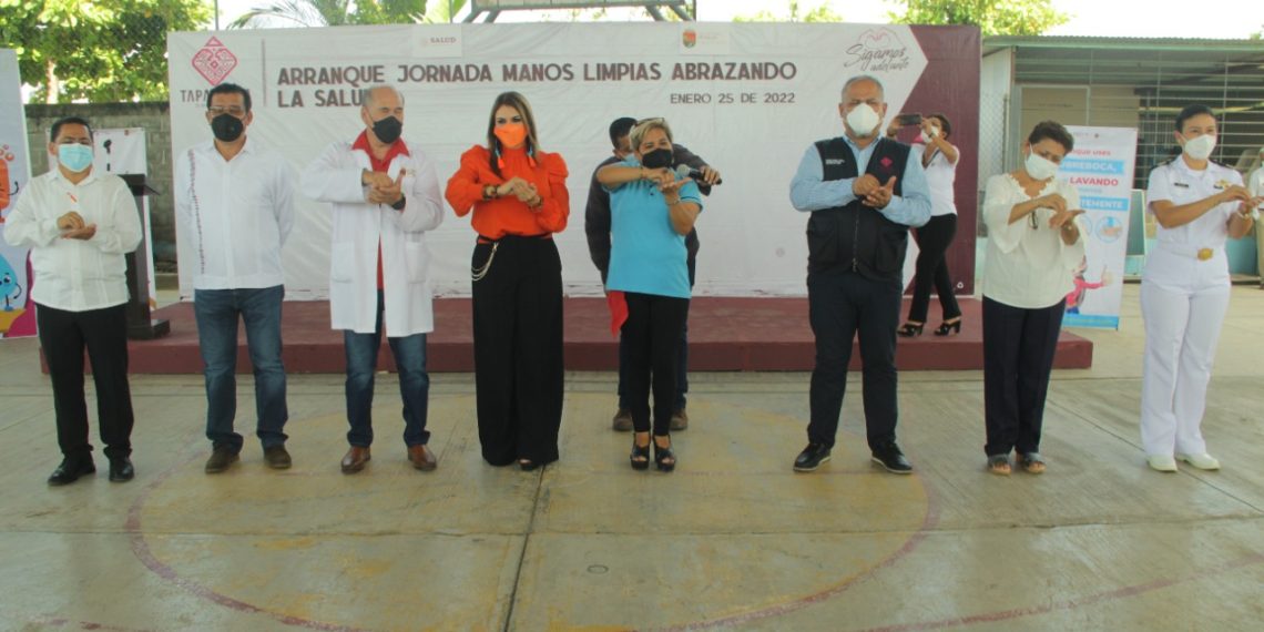 SE SUMA AYUNTAMIENTO DE TAPACHULA A LA JORNADA “MANOS LIMPIAS, ABRAZANDO LA SALUD”