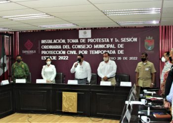 PRESENTAN PLAN ESPECÍFICO DE PROTECCIÓN CIVIL POR TEMPORADA DE ESTIAJE 2022 EN TAPACHULA