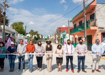 ROSY URBINA ENTREGA NUEVA OBRA EN LA COLONIA 5 DE FEBRERO