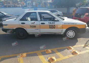 Taxista colisiona por alcance.