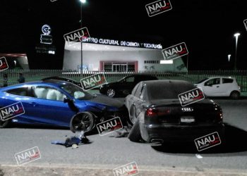 Realizaban carreritas en el antiguo aeropuerto y chocaron la madrugada de este sábado.