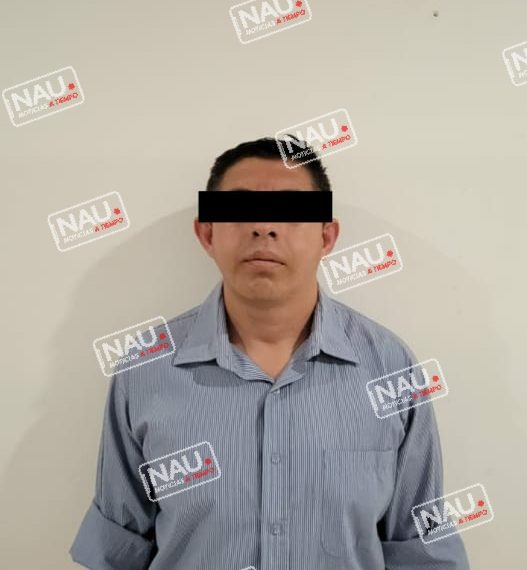 Marino acusado de feminicidio en Tabasco fue detenido en Tapachula.