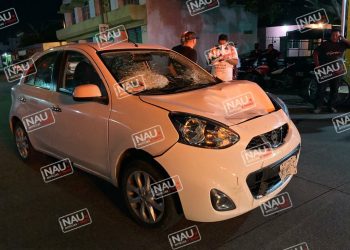 Un Lesionado deja choque de motocicleta y vehículo.