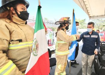 Rutilio Escandón, aliado del H. Cuerpo de  Bomberos de Chiapas: Yamil Melgar.