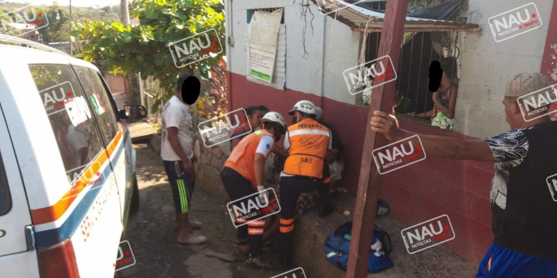 Pitbull muerde a peatón.