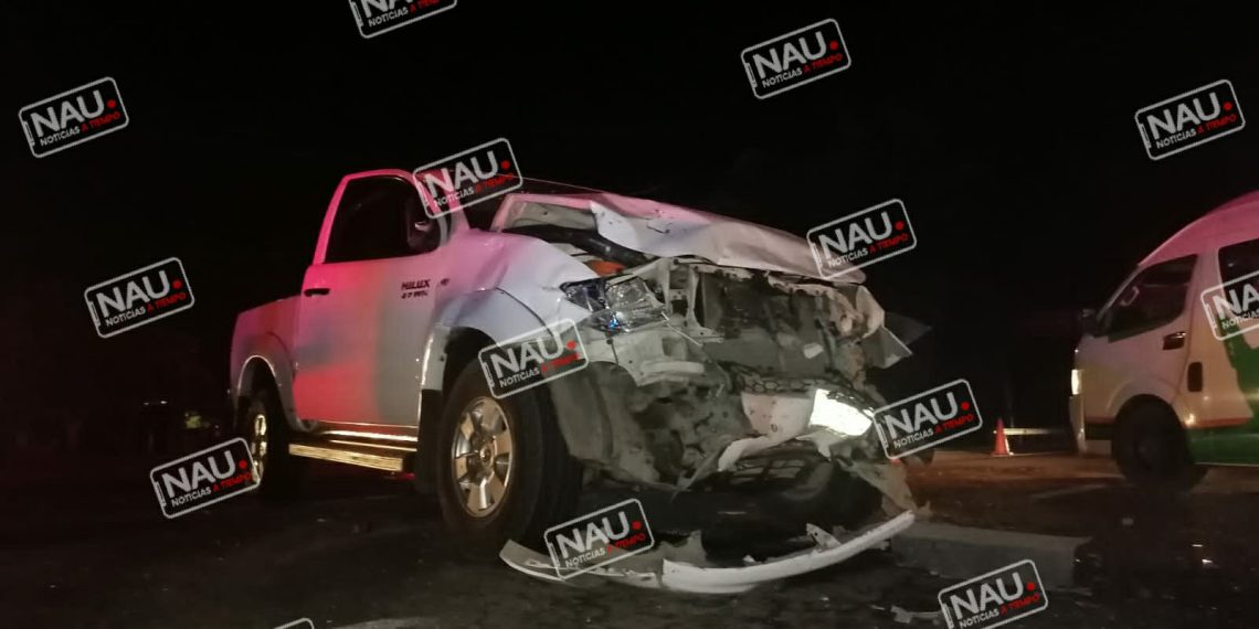 Muere señora tras accidente en el entronque del ejido Álvaro Obregón.