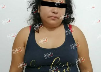 Detienen a señora que obligaba a su menor hija trabajar en una cantina.