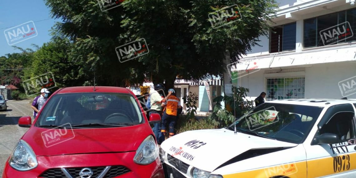 Un lesionado en accidente vial.