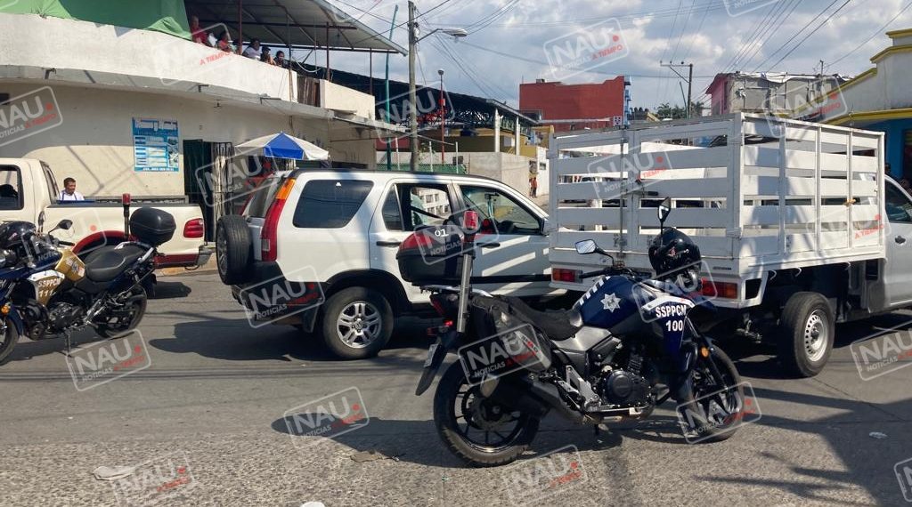 Una mujer lesionada en accidente