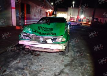 Muere motociclista al ser impactado por taxista