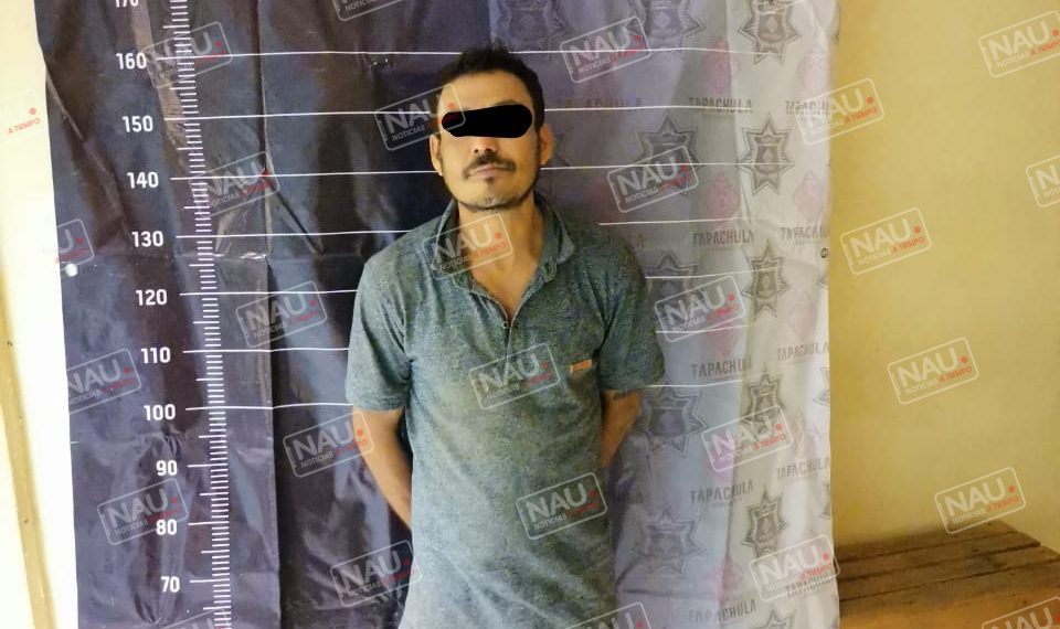 Detenido por daños dolosos en la zona baja de Tapachula