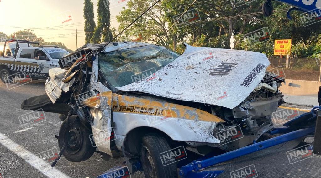 Tres lesinados deja accidente en la carretera costera