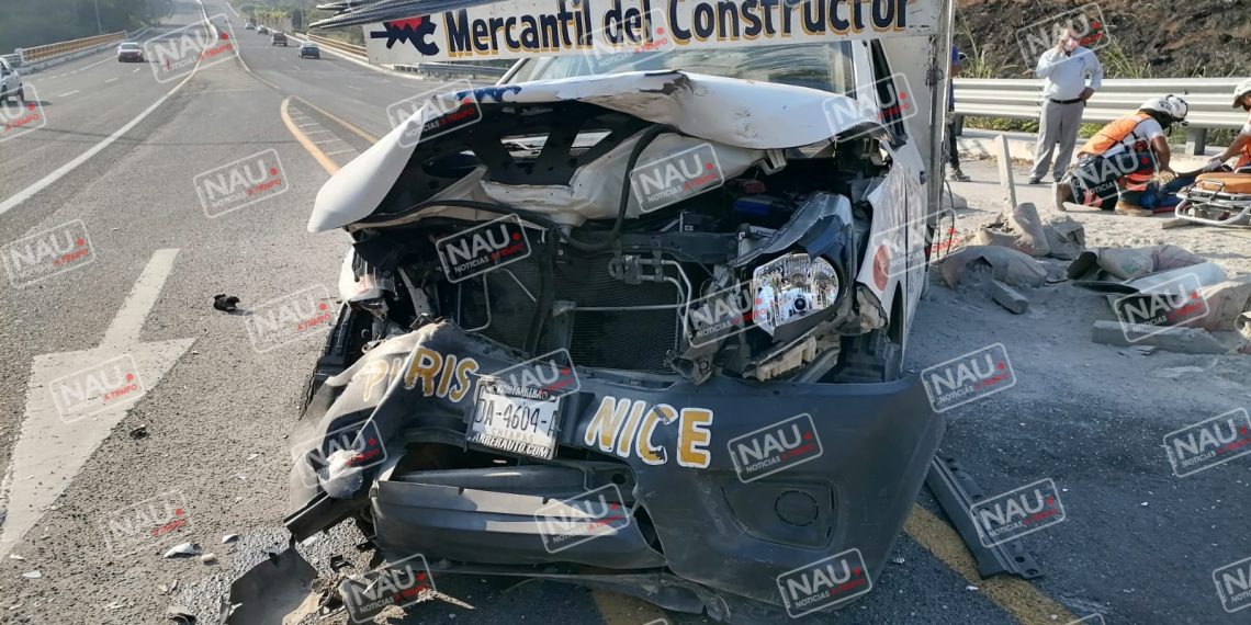 Un lesionado deja choque