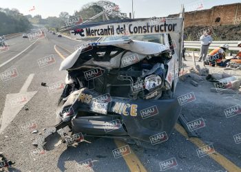 Un lesionado deja choque