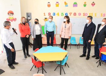 Inaugura Rutilio Escandón obras en Jardín de Niñas y Niños en San Cristóbal de Las Casas