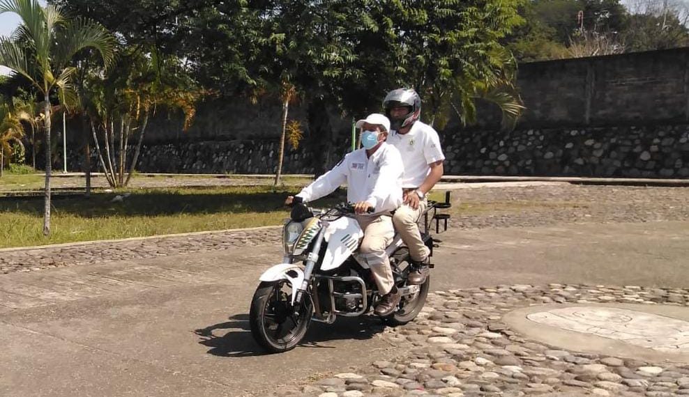 Elementos de Protección Civil se capacitan en el tema de Manejo de Unidad Motopatrulla de Primer Respondiente