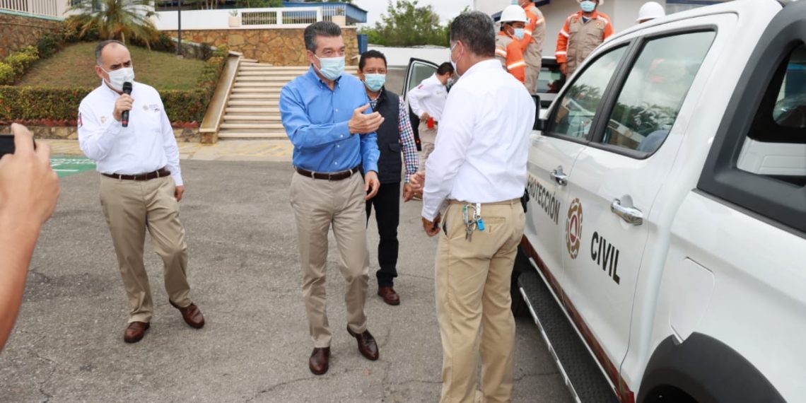 Mejoran parque vehicular y equipo para reforzar la protección civil en Chiapas